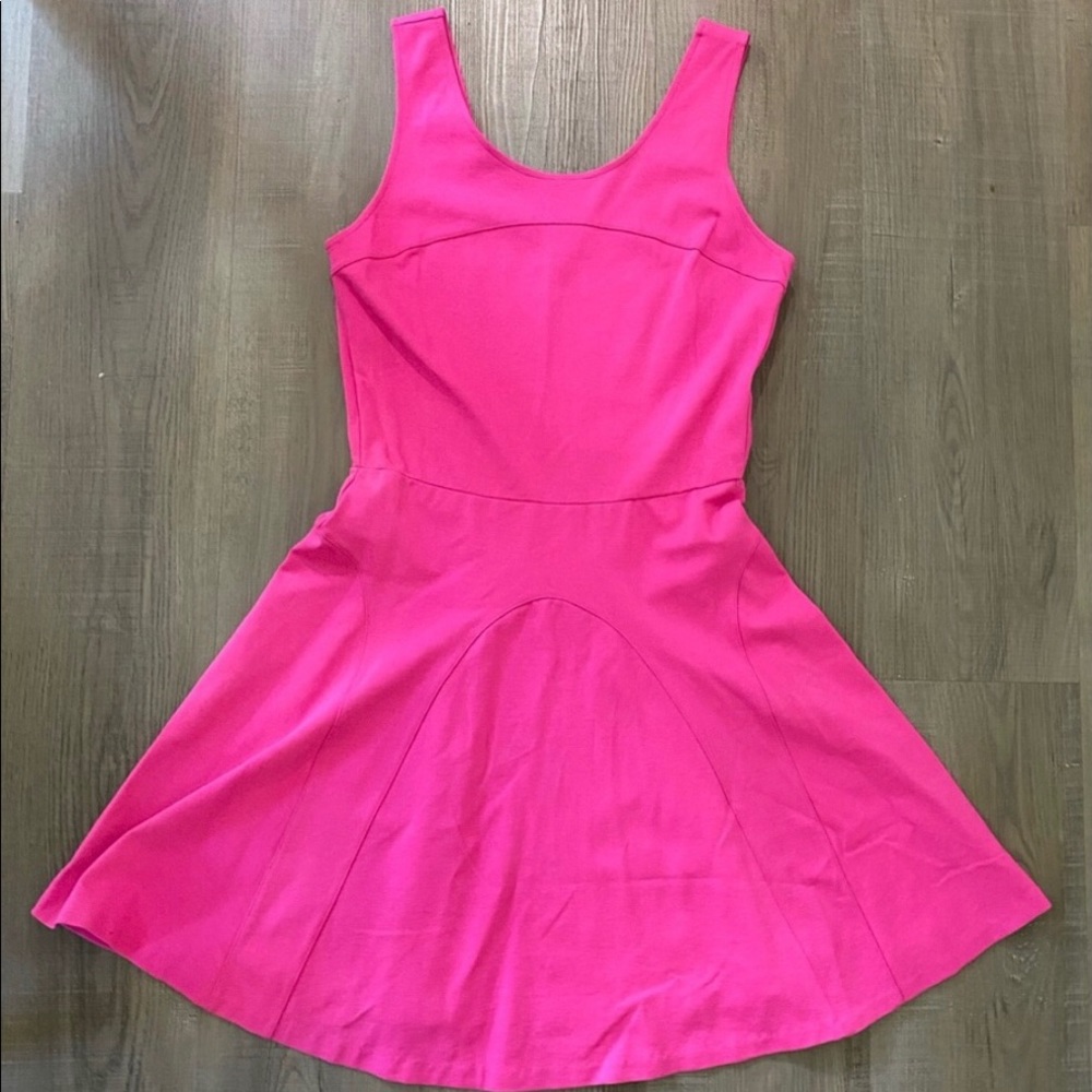 Love…ady Like-new Pink Fit & Flare Skater Dress,S